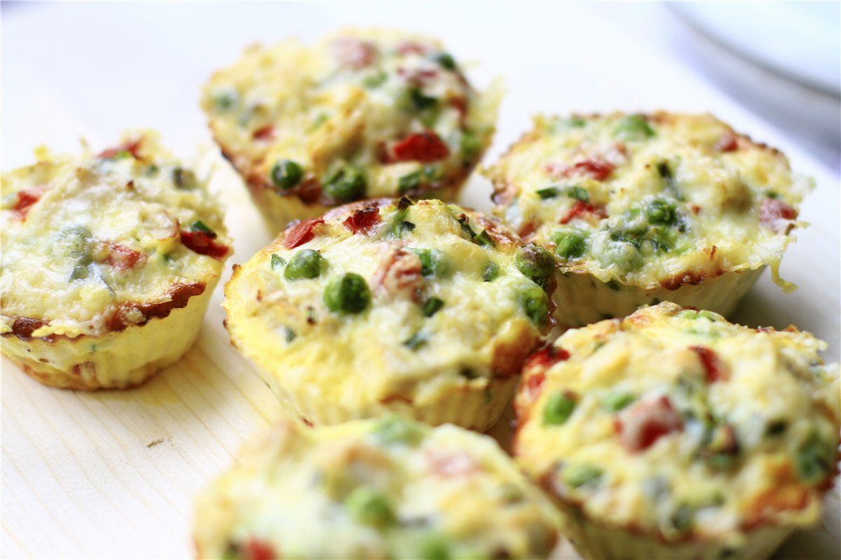 Anstelle von Sandwiches backe ich diese Muffins. 20 Minuten im Ofen, und niemand will mehr Brot.