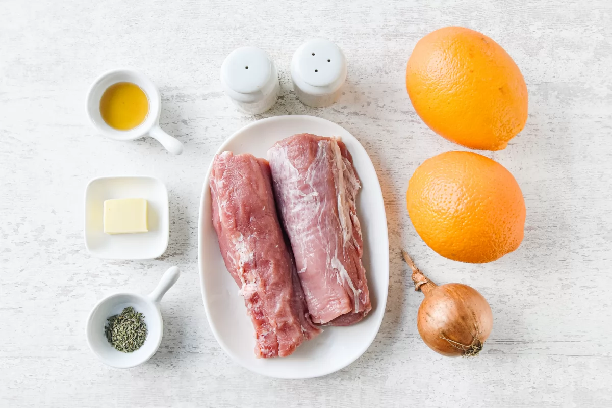 Schweinefilet mit Orange