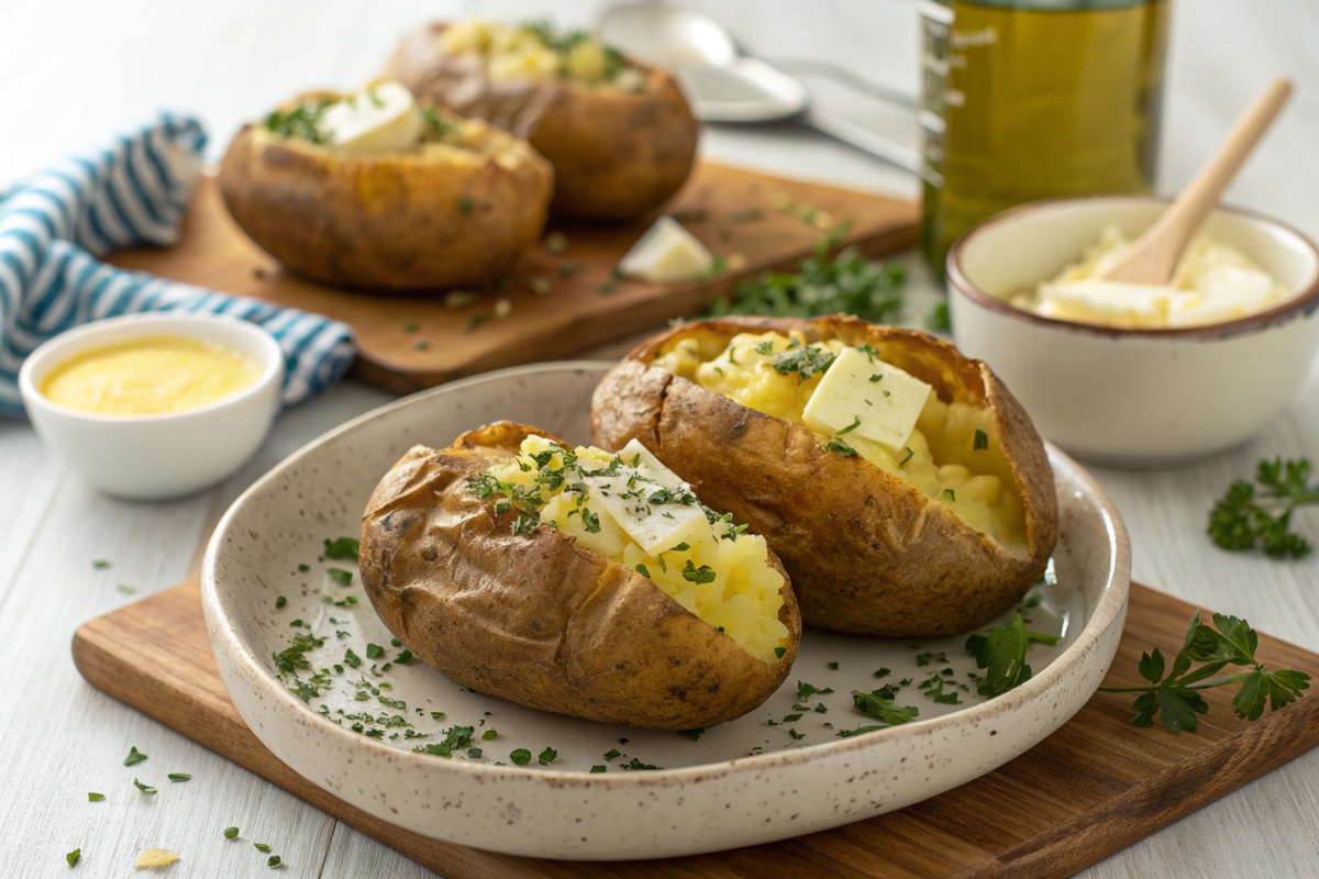 Gefüllte Kartoffeln in der Mikrowelle: viel schneller zubereitet und genauso lecker