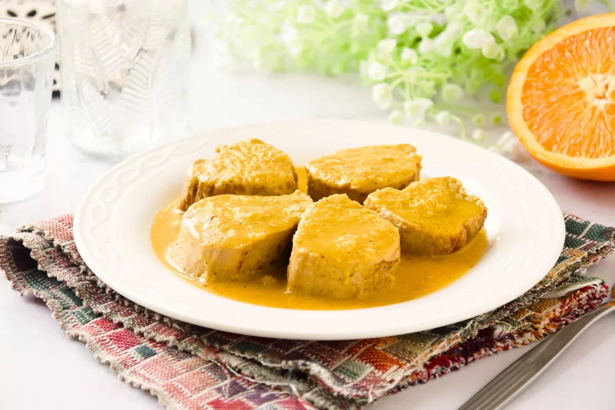Schweinefilet mit Orange